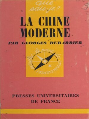 cover image of La Chine moderne